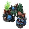 Colorful Artificial Resin Coral Cave Decor for Marine Fish Tank Aquarium Ornament