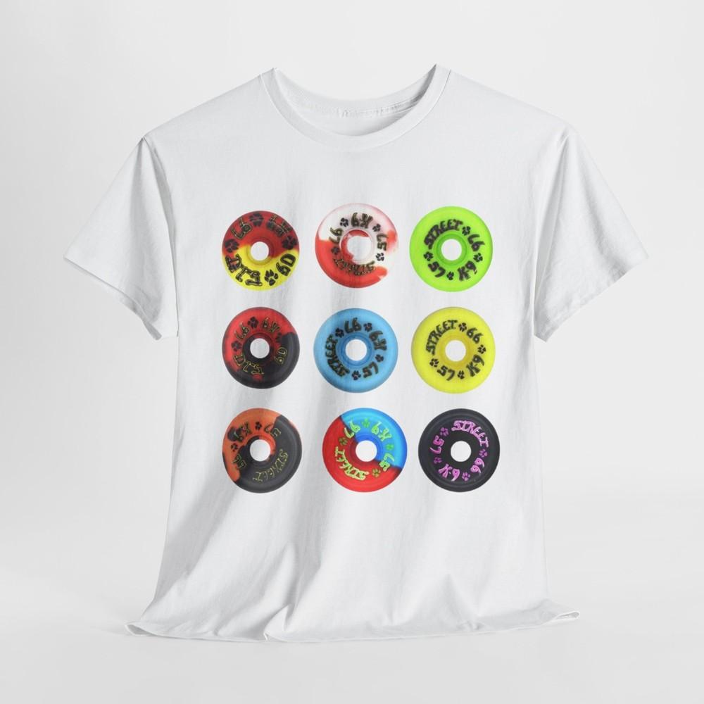 Skateboard Wheels T-Shirt Unisex T-Shirt S
