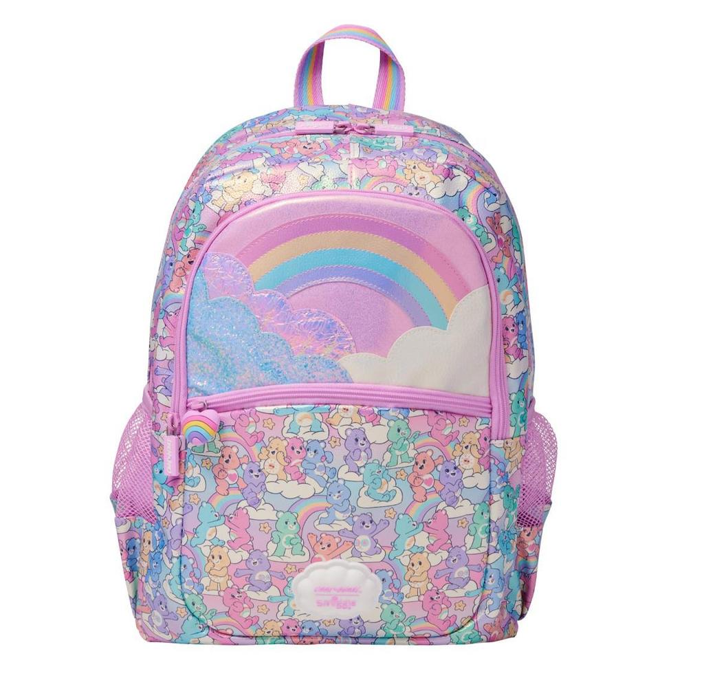 Smiggle Blue Double Shoulder School Bag for Grades 1-6 - Large, Decompression, Multifunctional Backpack