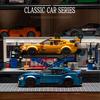 MOC Ville Voiture de Sport Rapide Garage Briques de Construction Supercar Atelier de Réparation de Véhicules Scène Briques d'Assemblage DIY Jouets pour Enfants Garçons Cadeaux