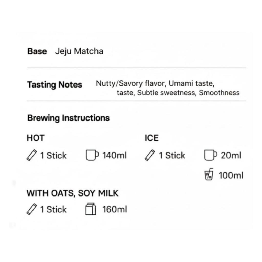 Osulloc [NEW] Jeju Tea 2 Types / Matcha Oat Blended, Hojicha Milk Tea 10stick