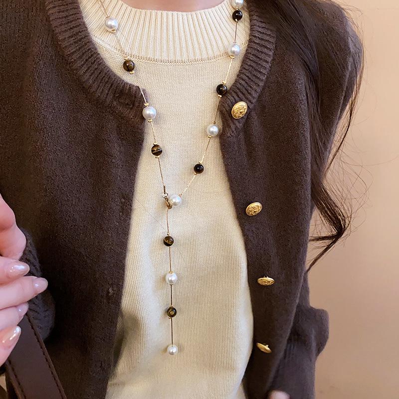 Collana con Perline per Clavicola Resort Bohemien - Accessorio di Moda di Lusso Leggero di Alta Gamma