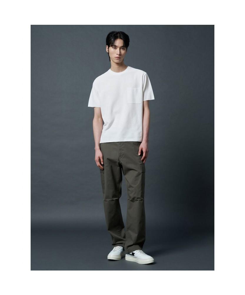SHIFT.G Semi Wide Cargo Pants - Khaki