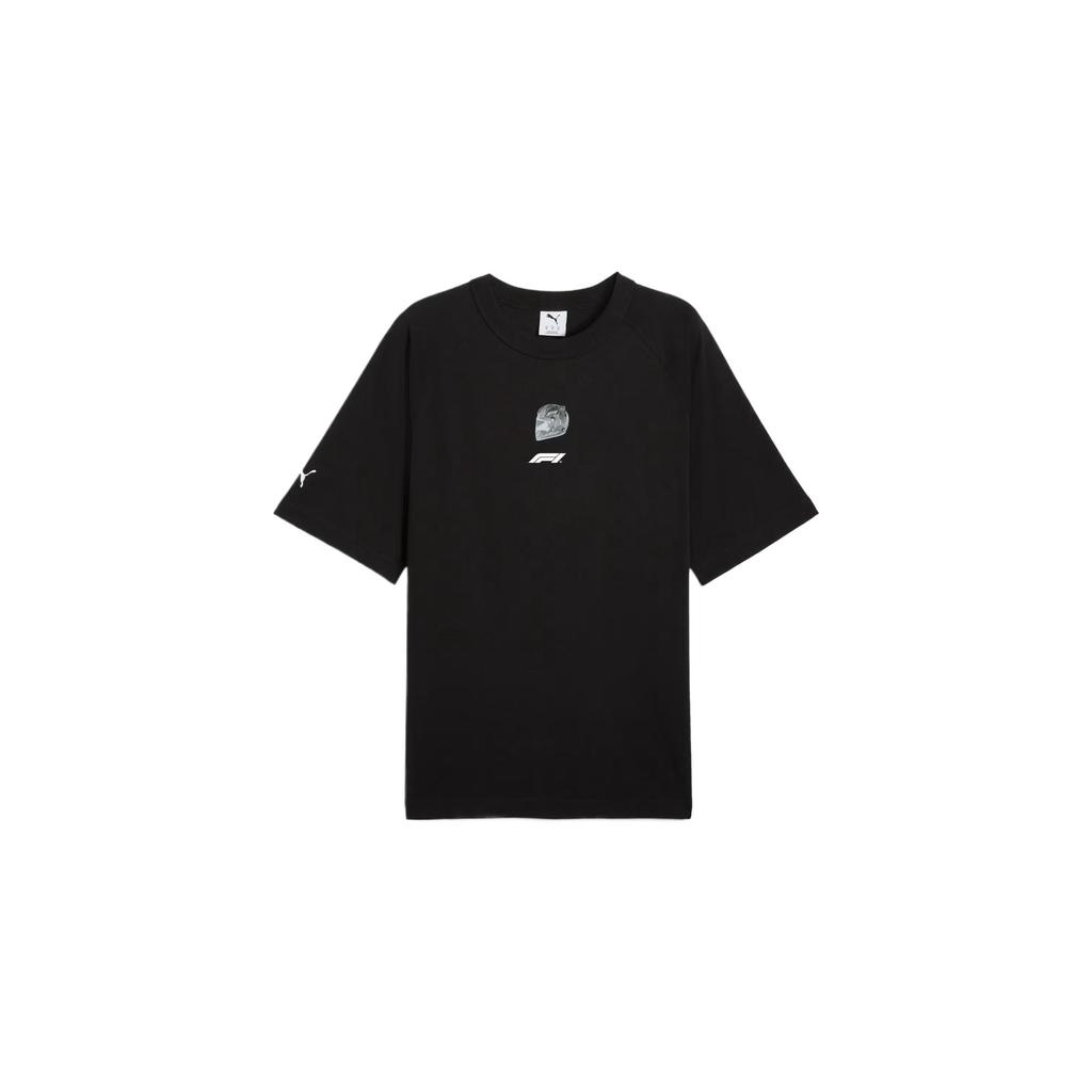 Puma F1® Fashion Versatile Skin-Friendly Soft Short Sleeve T-Shirt Men Tops Black 630131-01