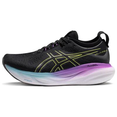 Asics GEL Nimbus 25 'Black Glow Yellow' Damesneakers 1012B437-004