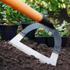 Garden Hollow Hoe Puller Sturdy High Strength Steel Ing Tool for Farming Planting Farm Loosening
