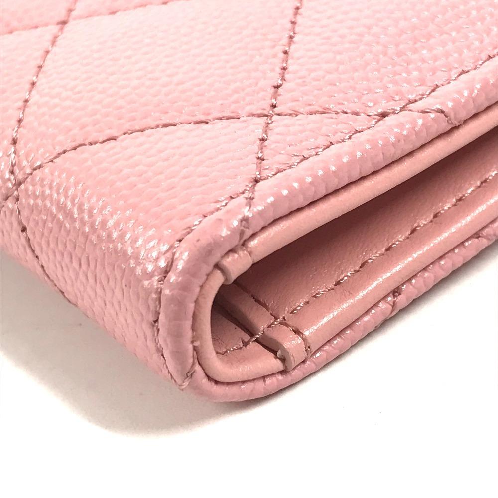Chanel AP1928 CC Logo Quilted Matelasse Double Zip Card Case Compact Wallet