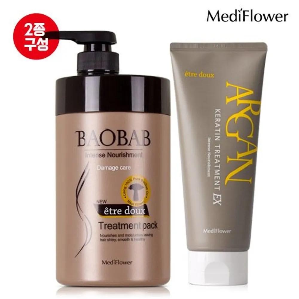 Large Size Ettus Baobab Treatment Hair Pack + Keratin Treatment EX