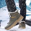 Pánské zimní sněhule 2026 Vodotěsné kožené sportovní super teplé pánské boty Outdoorové pánské turistické boty Pracovní cestovní obuv