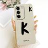 For Realme C83 Lucky Initial Letter Phone Case For Realme C83 C 83 5G Soft Silicone Cases Bumpers