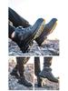 High-Top Steel Toe Safety Boots: Anti-Smash, Anti-Puncture, Ankle Support, Comfortable for Long Standing.