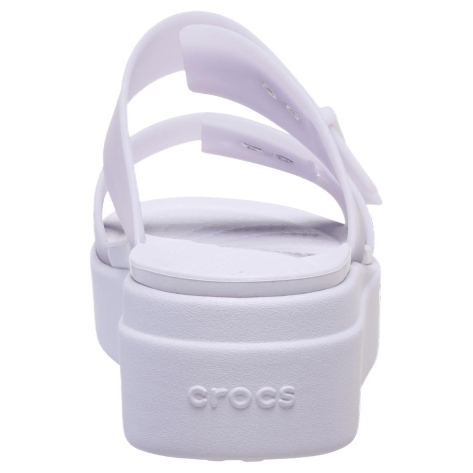 Crocs Brooklyn Casual Fashion EVA Anti-Wear Slide Sandals Women Sandals Purple 210980-5BR