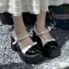 Fashion Luxury Women Shoes Mary Jane Shoes 2025 Fashion Round Toe High Heels for Women Party Leather Footwear Lolita Shoes Casual Shoe