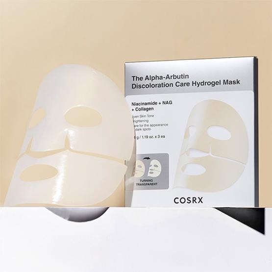 COSRX Die Alpha-Arbutin Verfärbungspflege Hydrogelmaske 34g*3 Stück