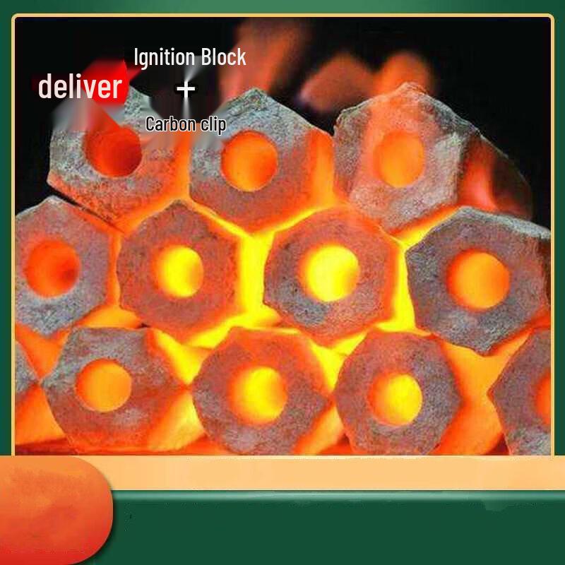 ZISIZ Hexagonal BBQ & Heating Charcoal