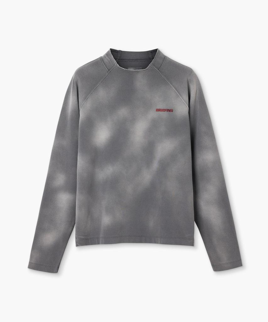 Beulipinggolpeu Women'S Spray-Dyed Mock Neck_Light Gray