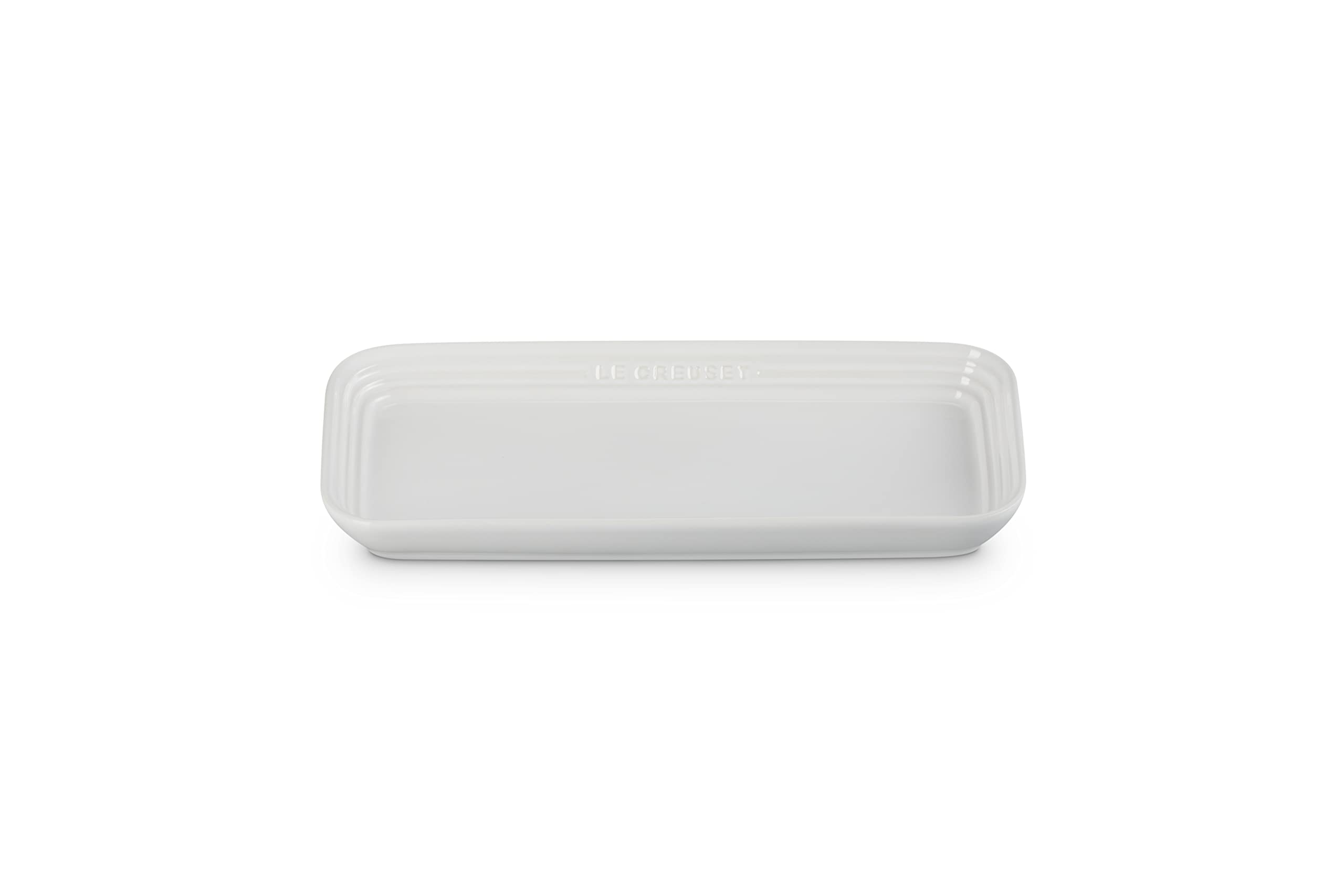 Le Creuset Le Rectangular Plate 25cm white