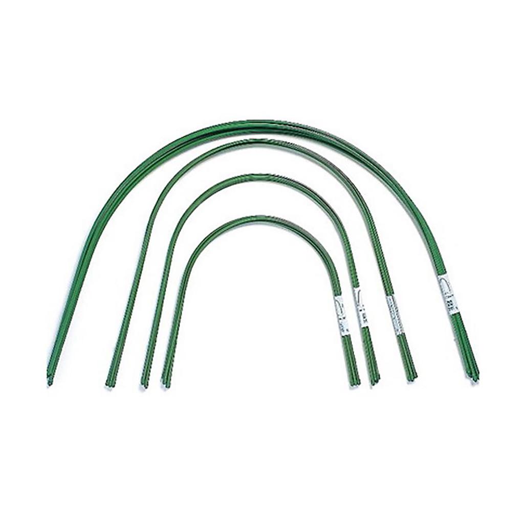 10 Stück Gewächshausbögen Kunststoffummanteltes Stahlrohr Gartenbögen Gartenbögen Rost Wachstunnel