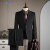 Men's Slim-Fit Business Formal 3-Piece Suit