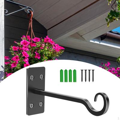 Závěsný držák na rostliny, robustní, robustní, dekorativní, držák na květinové koše, nástěnný hák pro...