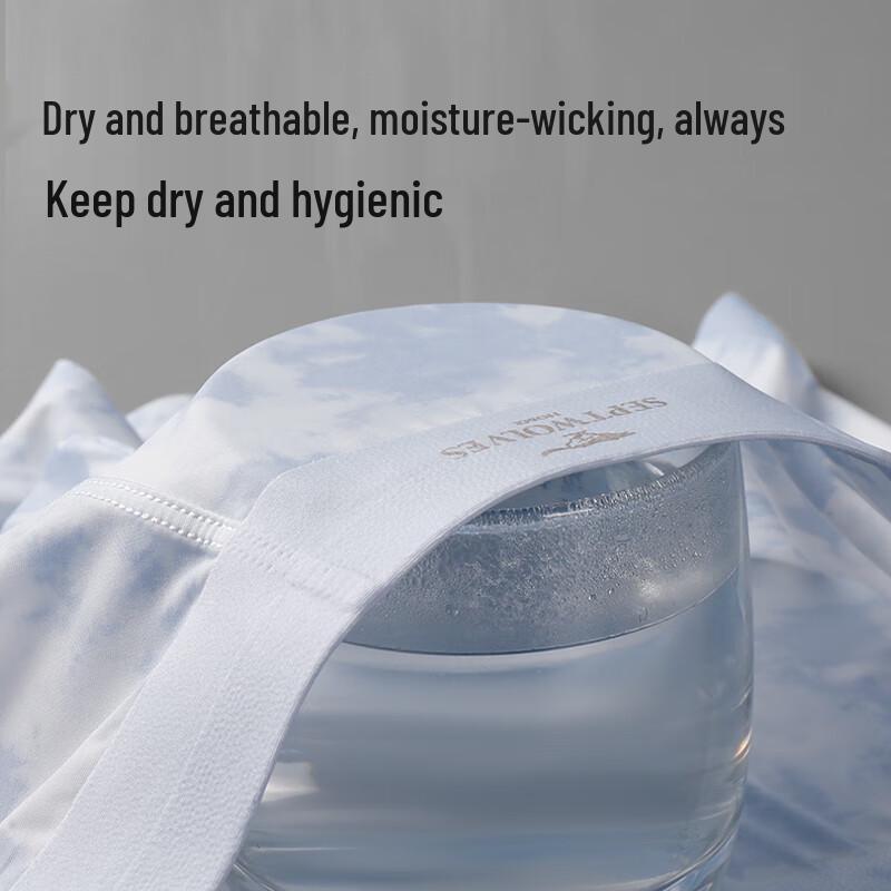 Seven Wolves Men's Ice Silk Boxer Briefs 3-Pack