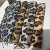 Ink Style Jacquard Leopard Print Shawl Warm Shawl Autumn and Winter Double Sided Versatile Women's Scarf Short Tassel Long Style