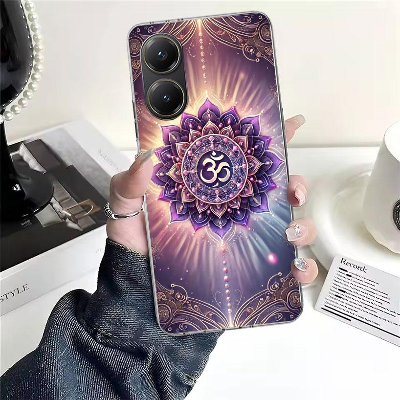 Mandala Chakra Insist Yoga Soft Phone Case For Xiaomi Redmi 15C 15 13C 13 Poco X5 X6 X7 F7 Ultra M7 12C 12 10 10C 9C 9A 9T 9 Fun