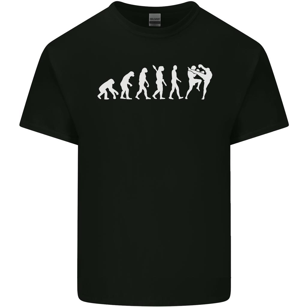 Muay Thai Evolution Contact MMA Martial Arts Unisexs Light Cotton TShirt