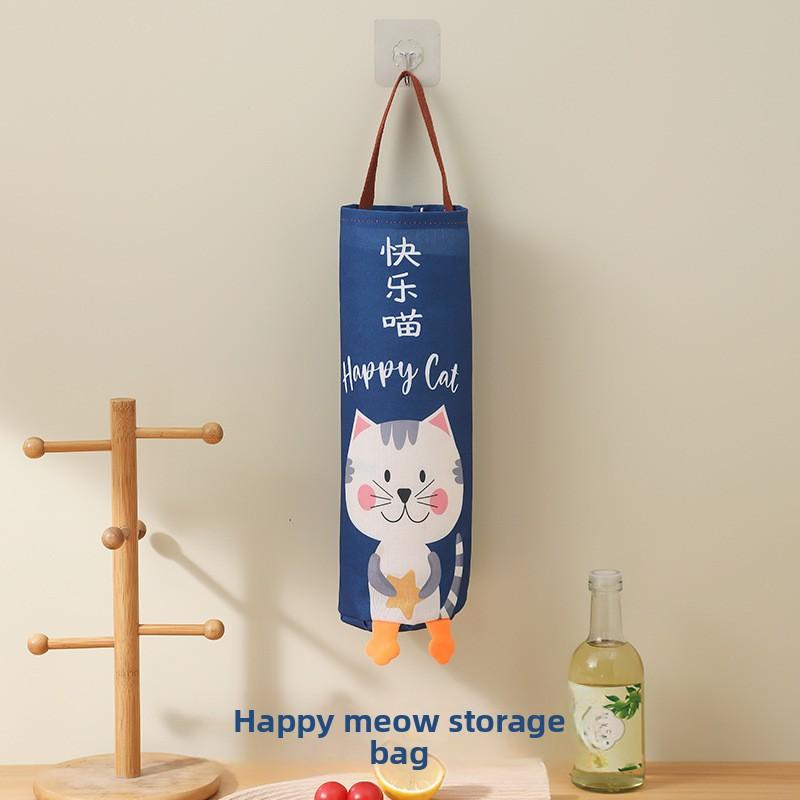 Wall-mounted Garbage Bag Storage Wonder, Kitchen Plastic Bag, Organizing Bag, Hanging Shopping Bag, Storage Bag, Storage Hanging Bag