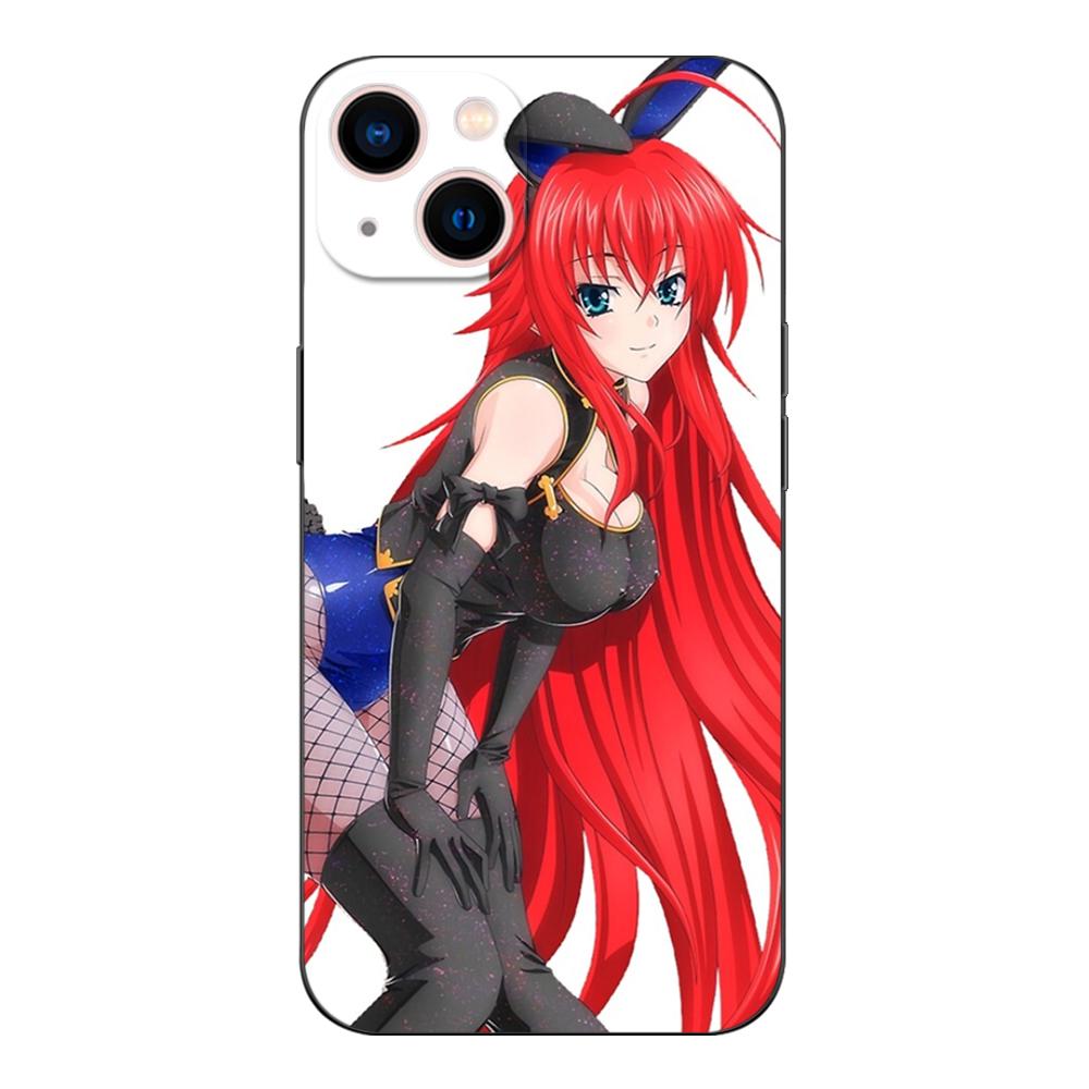 Black tpu Case For Samsung Galaxy A50 50S A30S A10 A01 A11 A21S A31 A41 A51 A71 Cover Spduak High School Rias Gremory