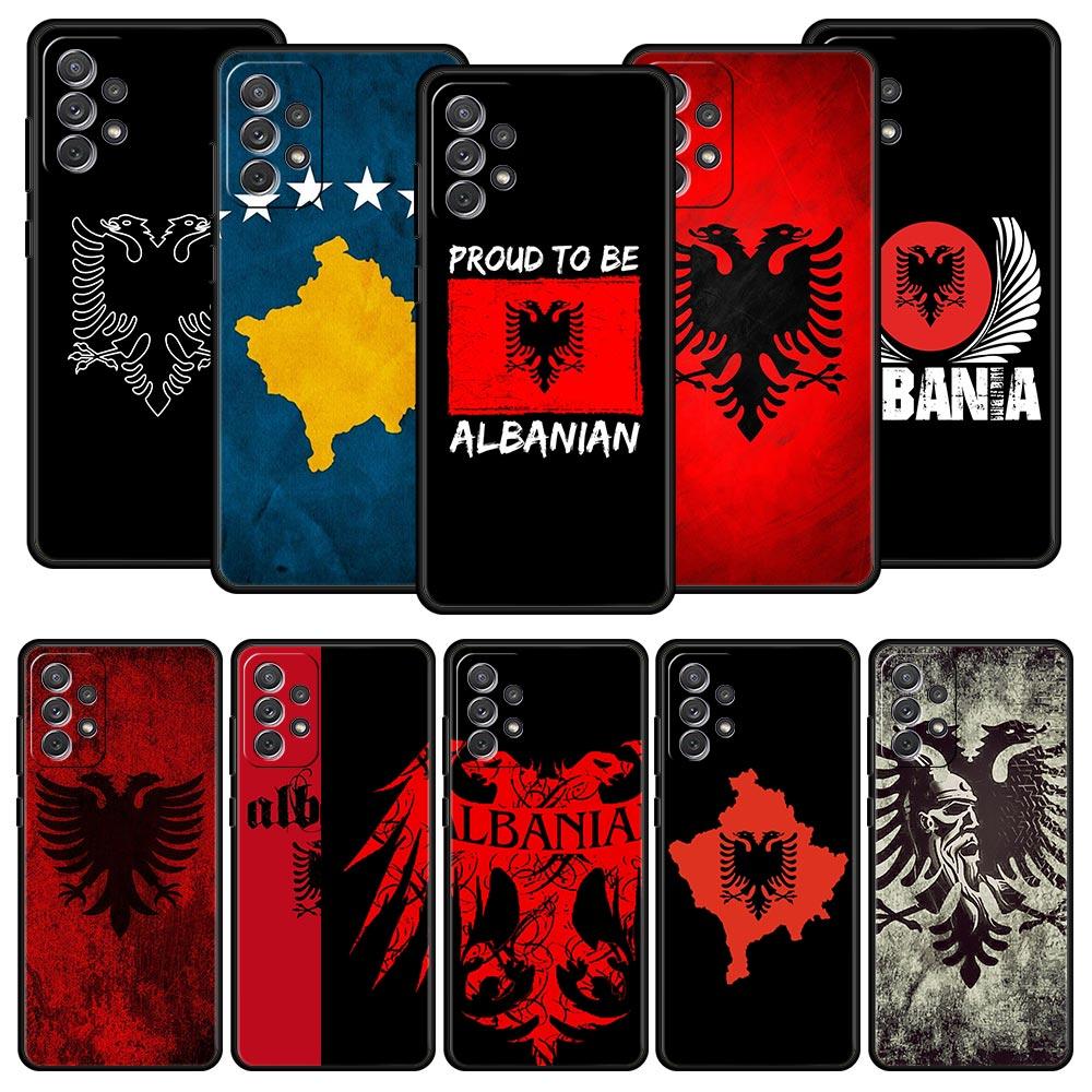 Albanien Albaner Flagge Handyhülle Für Samsung Galaxy A13 A51 A71 A41 A31 A21S A11 A03S A12 A32 A52 A22 A23 A33 A53 A73 5G Hülle