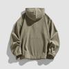 Herren 1/4 Zipper Kapuzenpulli Modische Gestreift Hoody Oversize Outdoor Sweatshirt Lightweight Kapuzenjacke Langärmliger Hoodie Elegant Einfarb