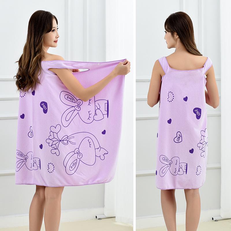 Hautfreundliches Tragbares Saugfähiges Badetuch - Polyester-Baumwollmischung