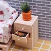 Fashionable Dollhouses Miniature Bedside Cabinet 1 12 Scale Furniture and Portable Accessory for Hobbyists Daily Use