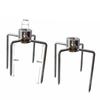 2Pcs Stainless Steel BBQ Rotisserie Forks Heavy Duty Grill Rotisserie Spit Meat Forks Fits 3/8-Inch 5/16-Inch Square Spit Rods