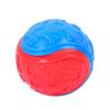 Pet Toy - Two-color Bone Imprint C-shaped Ball Sound-producing Ball - Durable and Chewable Toy for Puppies - Small Dog Toy Ball