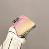 Pink glitter silver plated glass phone case suitable for iPhone 17 16 15 14 13 12 11 Pro/Max/Plus scratch resistant