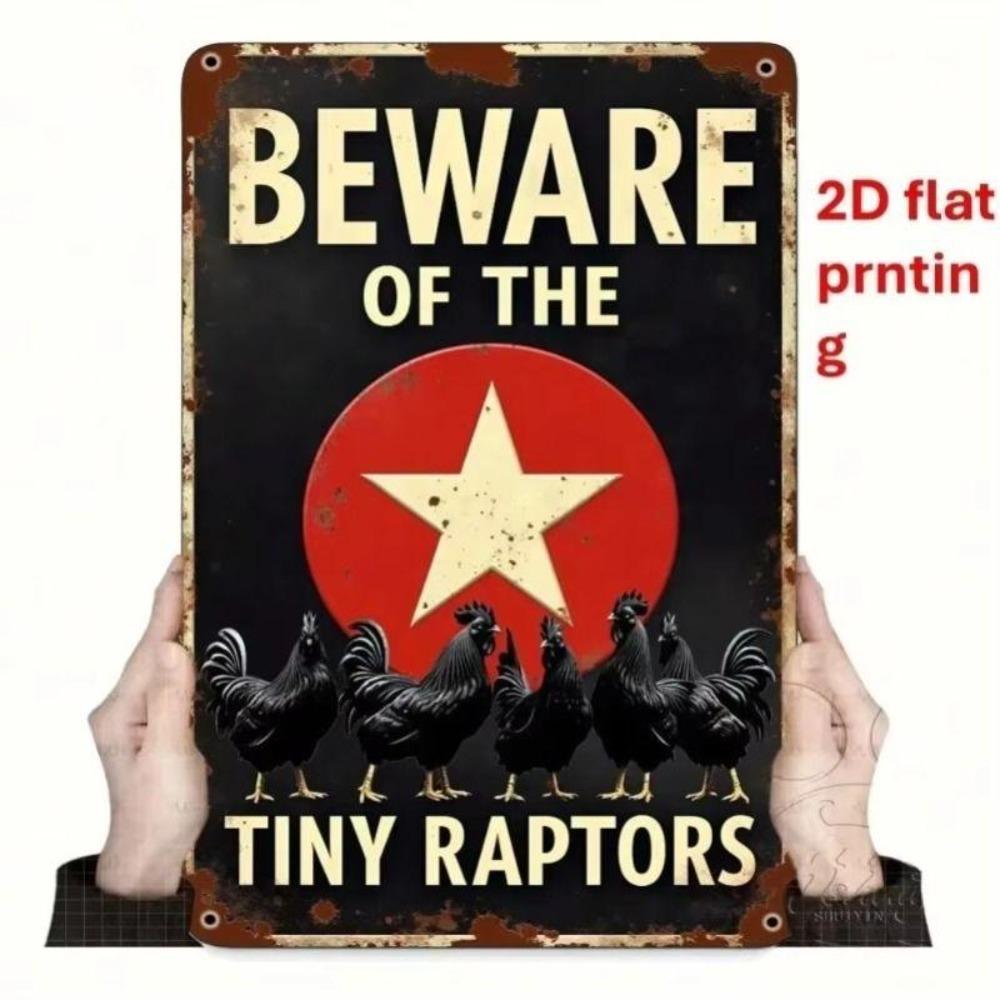Retro Metal Tin Sign 20x30cm, Funny Wall Art Decor for Living Room Bar Cafe