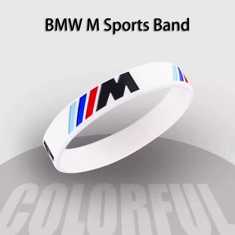 2025 Heißes Gummi-Stretch-Armband Sportarmband Dekoration Für BMW M Power M3 M4 M5 G15 G16 G42 G30 G20 E39 E36 E87 E53 F44 F