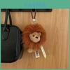 Plush Lion Keychain With Scented Ball For Car And Bag Decor
