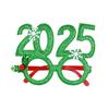 2025 New Year Party Glasses Christmas Photo Props Noel Xmas Decorations Kids Adult Eyeglasses Photobooth Gifts Home Supplies