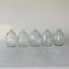 Transparent Glass Press-Top Bottles Set for Hand Sanitizer & Shower Gel
