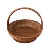 Hand-Woven Rattan Storage Basket