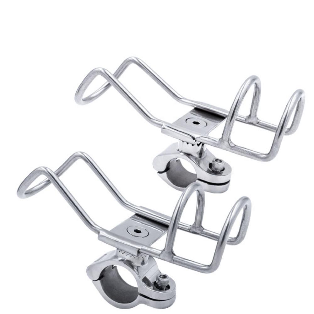  Suporturi pentru undițe de pescuit din oțel inoxidabil 316 marin, clemă montată pe șină, suport pentru undiță pentru barcă de pescuit, caiac, marin