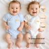 Babyprints Newborn Short Sleeve Bodysuit 2-Pack