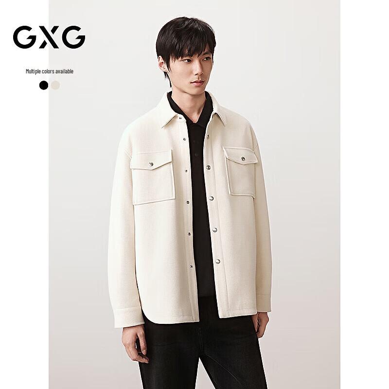 GXG Men's Structured Vertical Stripe Casual Jacket