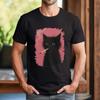 Funny Cat Smoking For Men T-Shirt