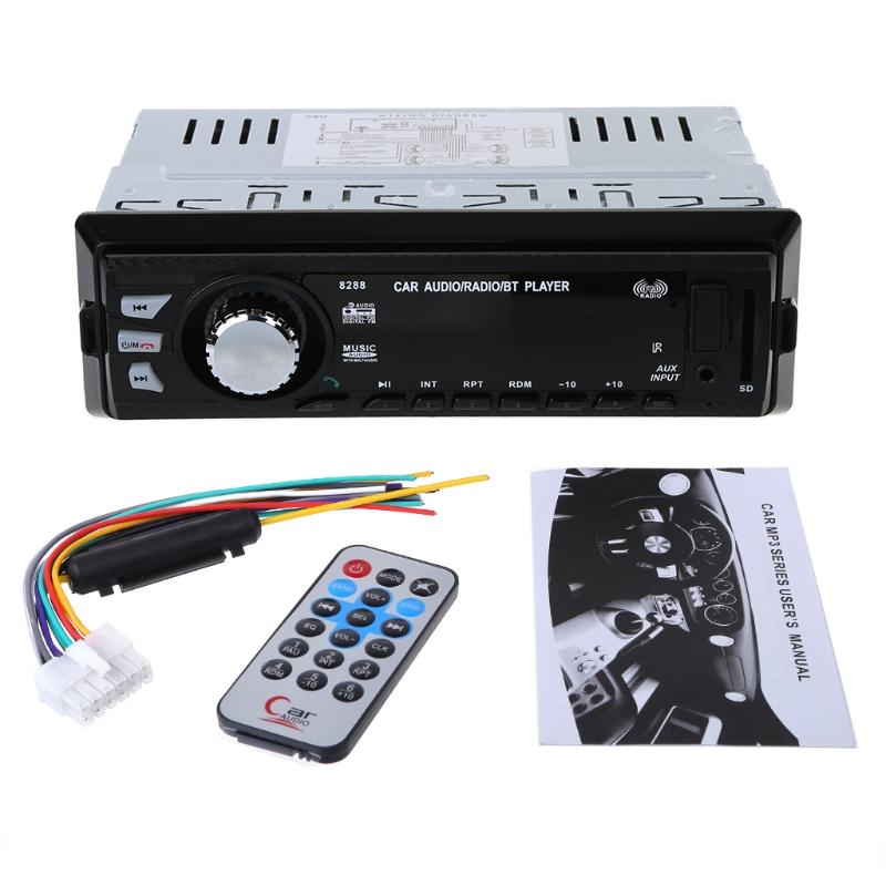 

Совместимость с Bluetooth Авто FM стерео радио USB AUX-IN Управление Автомобильные аксессуары Автомобильный MP3-плеер чёрный