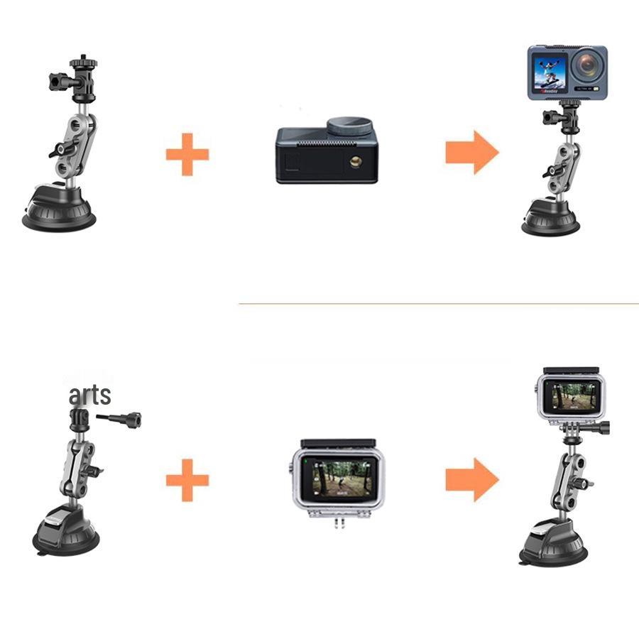 Accessori Insta360: Supporto con Ventosa per Fotocamera Sportiva Panoramica a 360° per Auto
