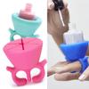 Portable Silicone Nail Polish Container Sleeve With Spillresistant Clamp For Manicurists